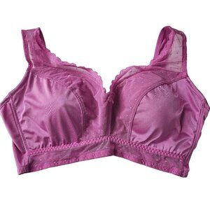 Rhonda Shear Pink Style 676 Shapewear Leisure Bra in Size 3X